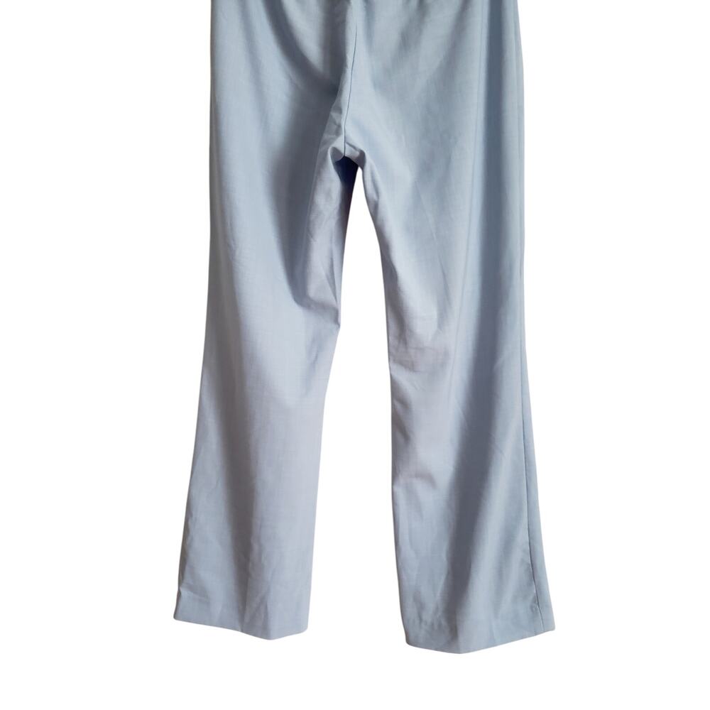 Gap Mid Rise Straight Leg Wool Blend Pants Blue Size 4A - Picture 6 of 8